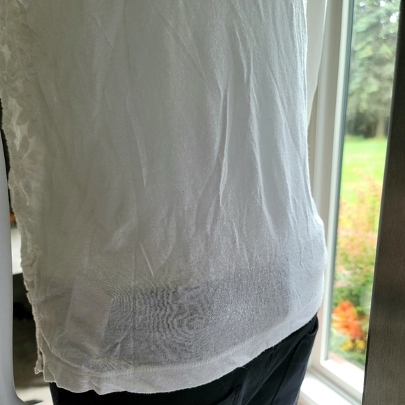 J Crew White Embroidered Tank Top/Cami Size XS - Picture 7 of 8